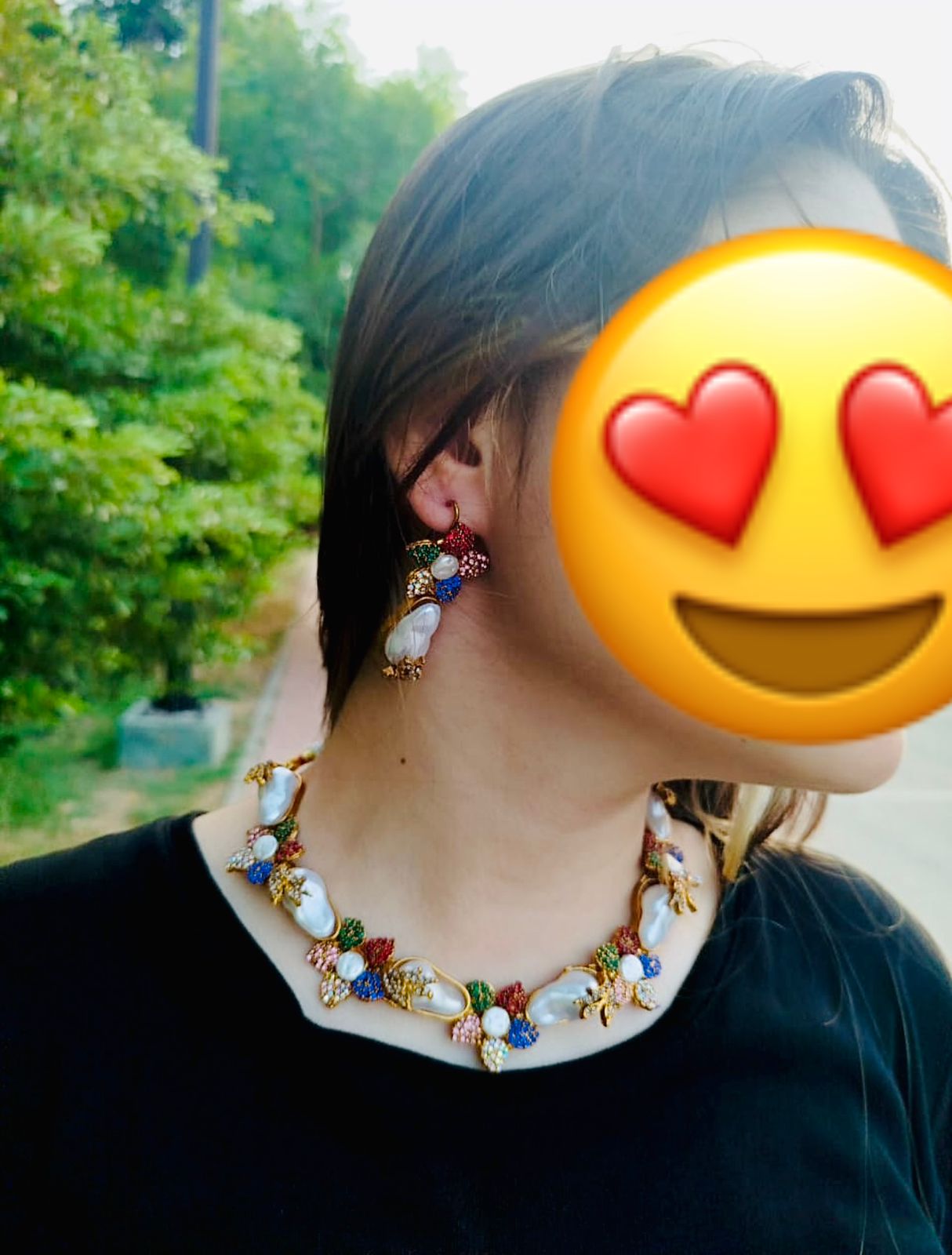 Foldable necklace