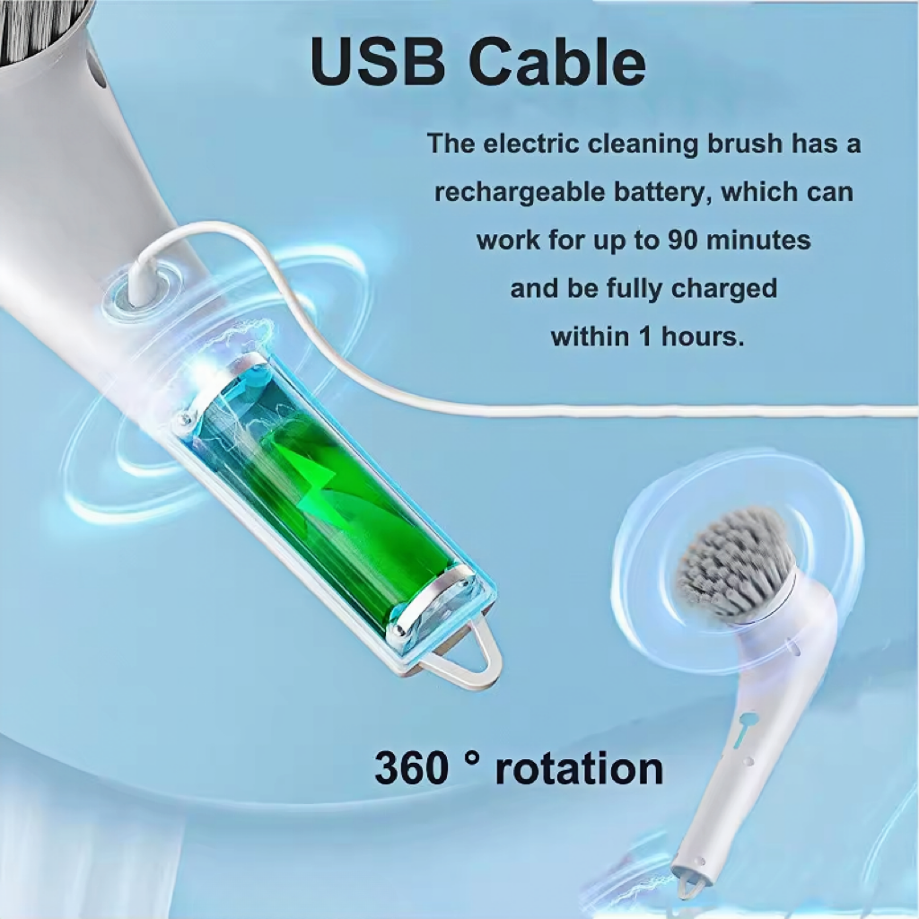 Electric cleaning brush