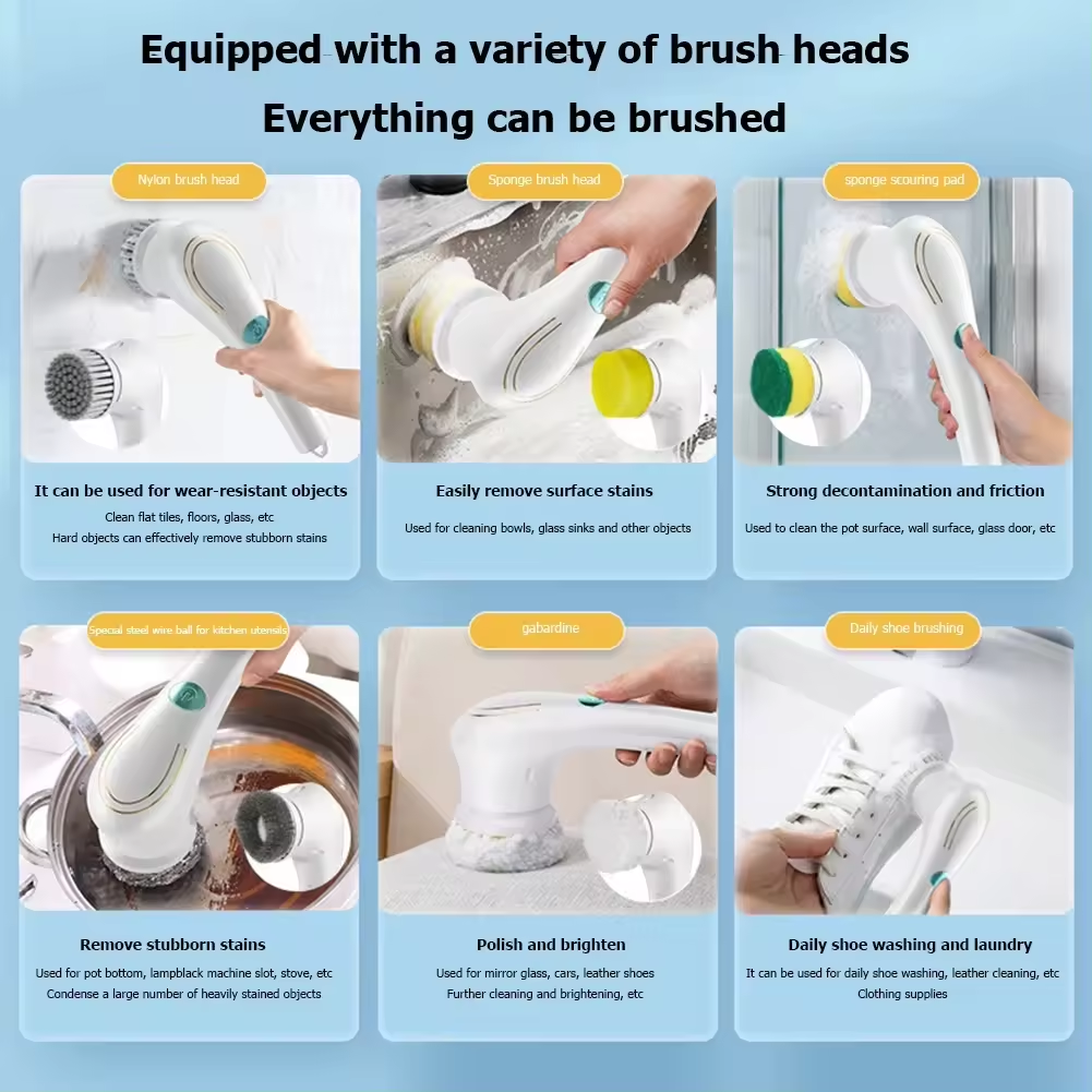Electric cleaning brush